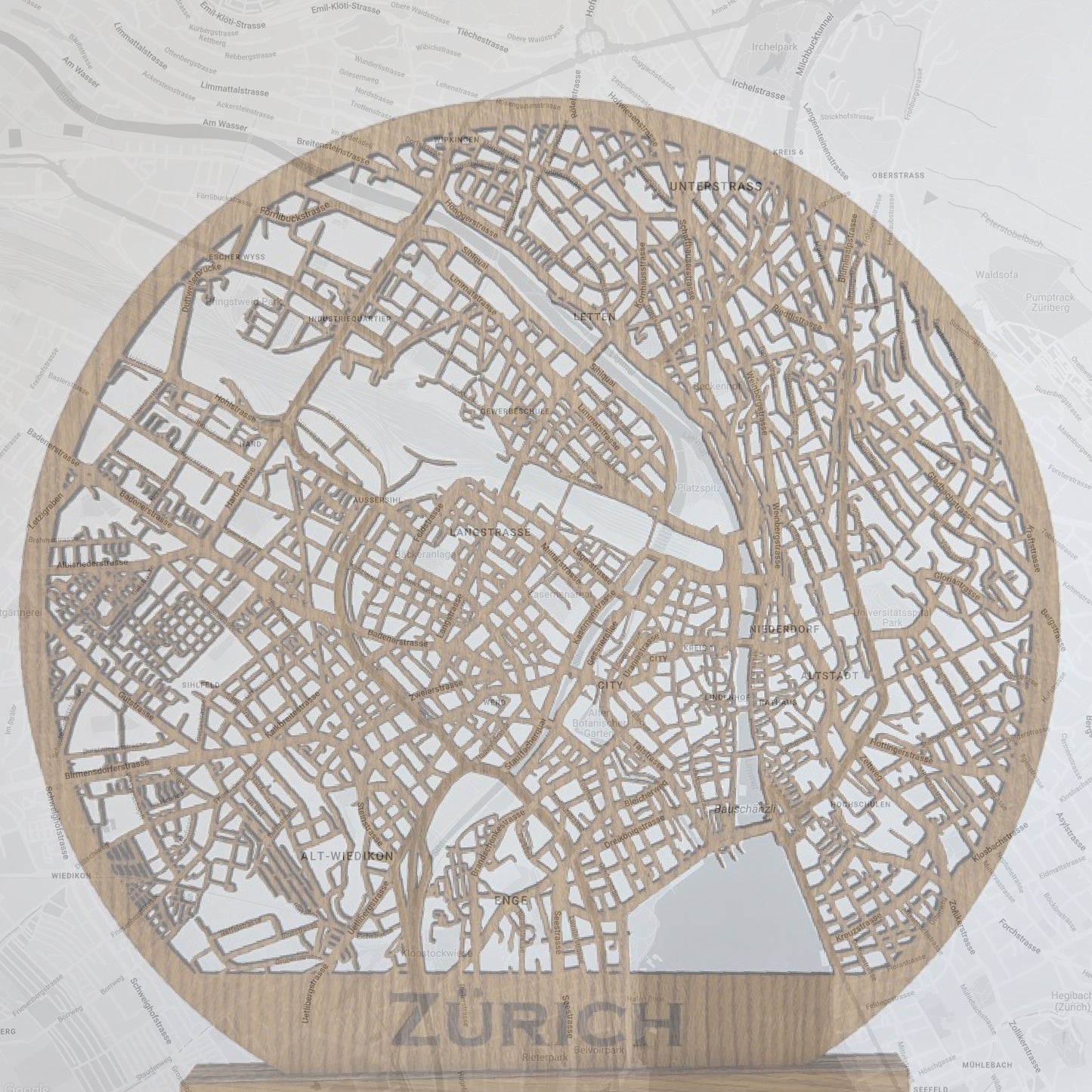 Stadtplan Zürich