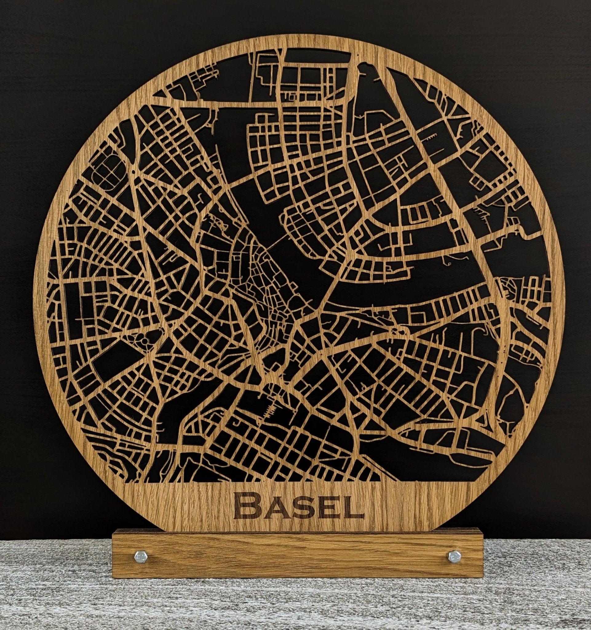 Stadtplan Basel Eiche