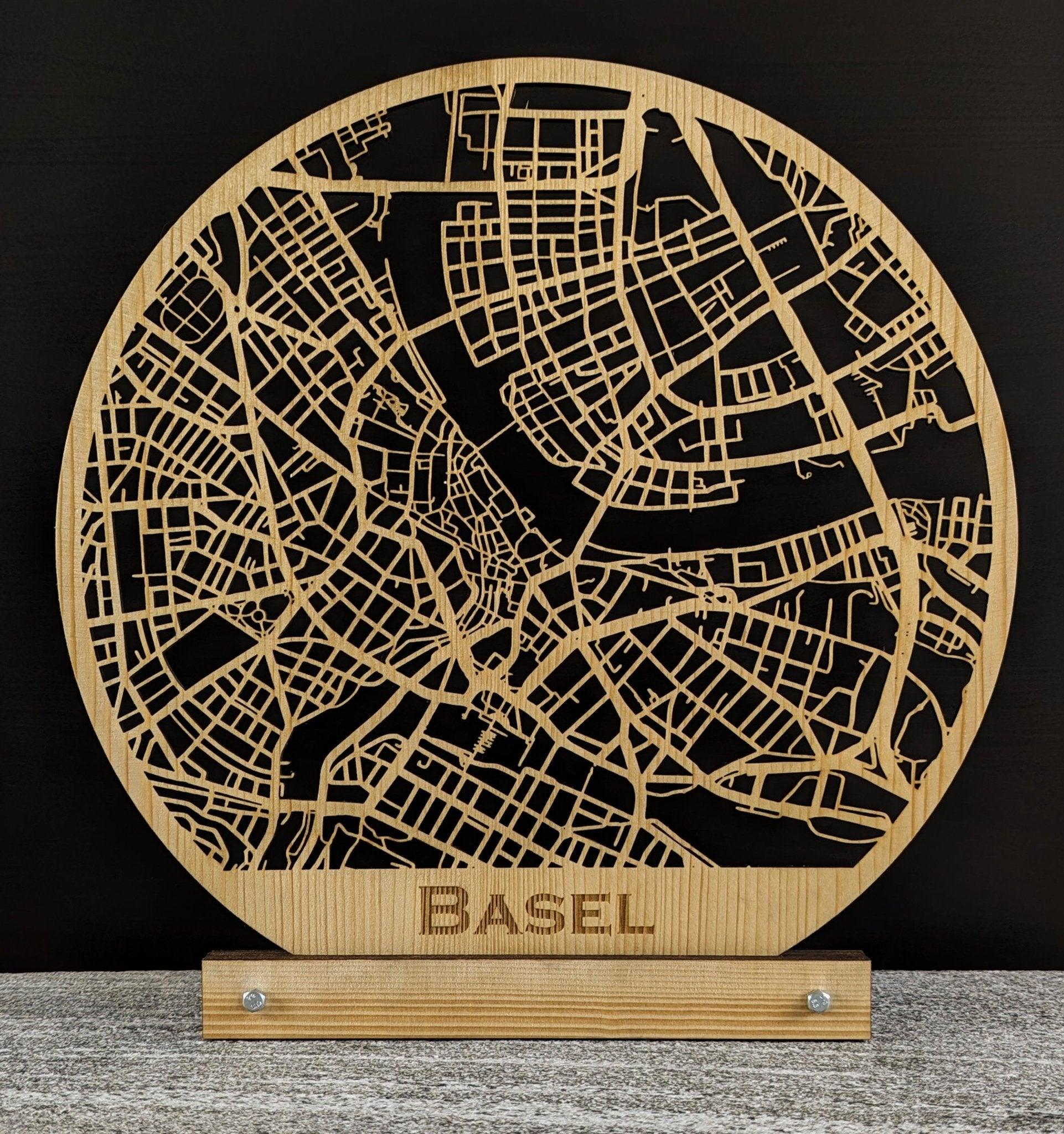 Stadtplan Basel Fichte